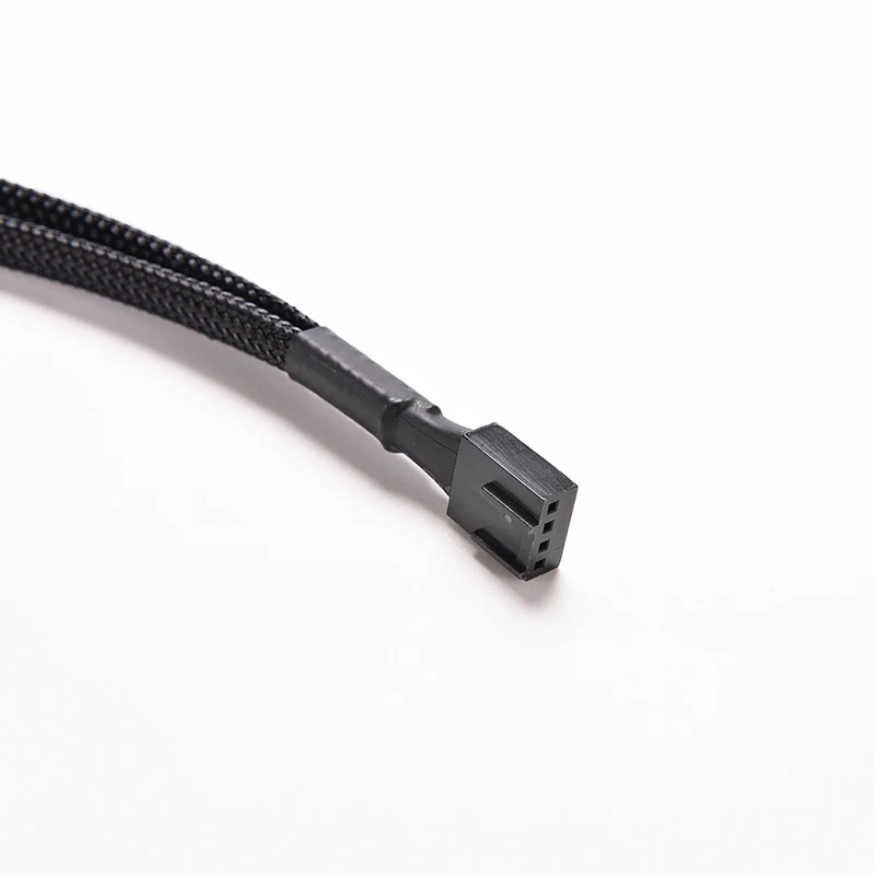 4 контактный PWM на двойной компьютер чехол вентилятор питания рукава Y сплиттер