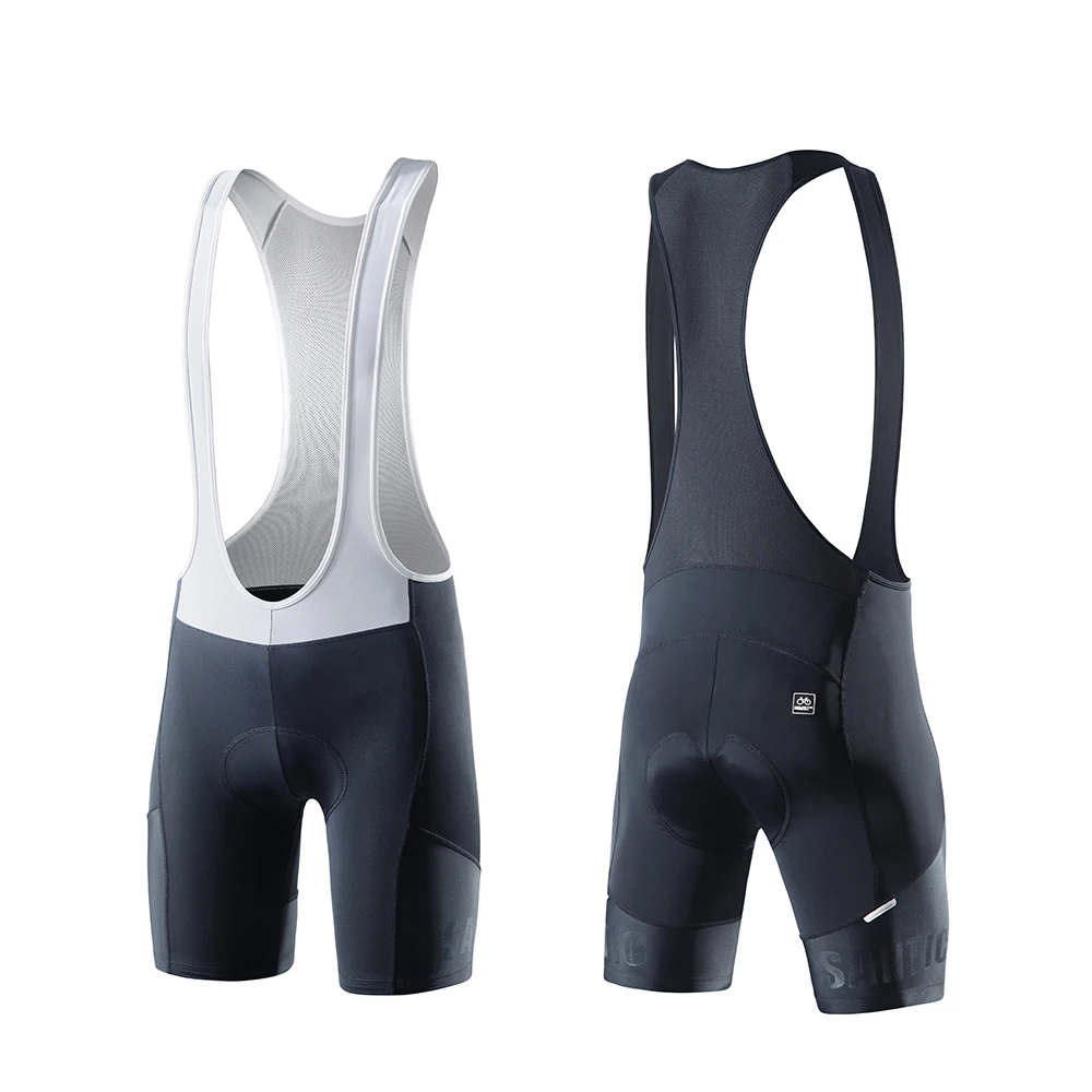 Велосипедные шорты Santic для мужчин мягкие дышащие сетчатые легкие