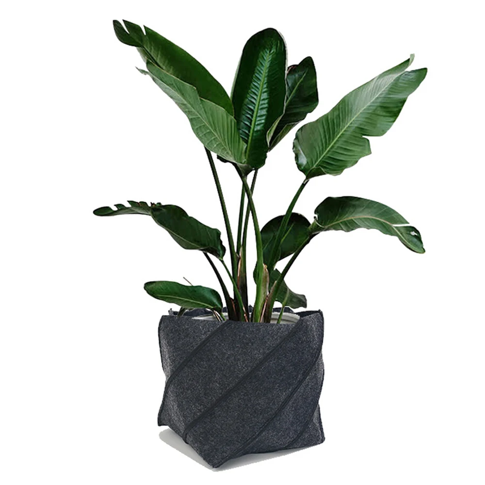 Креативная войлочная тканевая корзина для хранения сушеных цветов растений