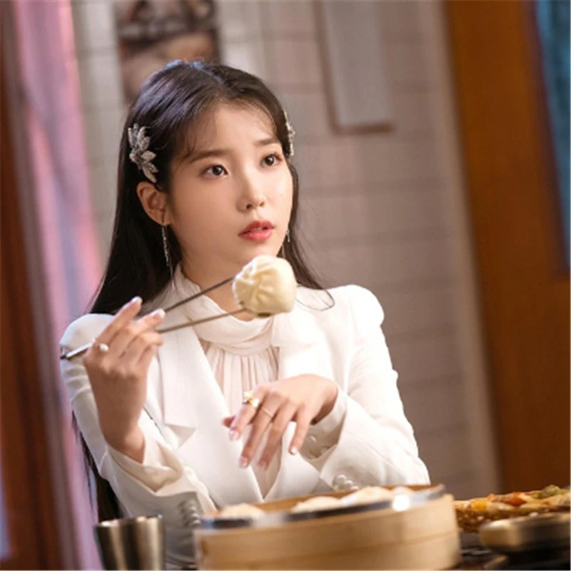 Белая футболка + юбка J пальто для женщин DEL LUNA Hotel same IU Lee Ji Eun Одежда беременных