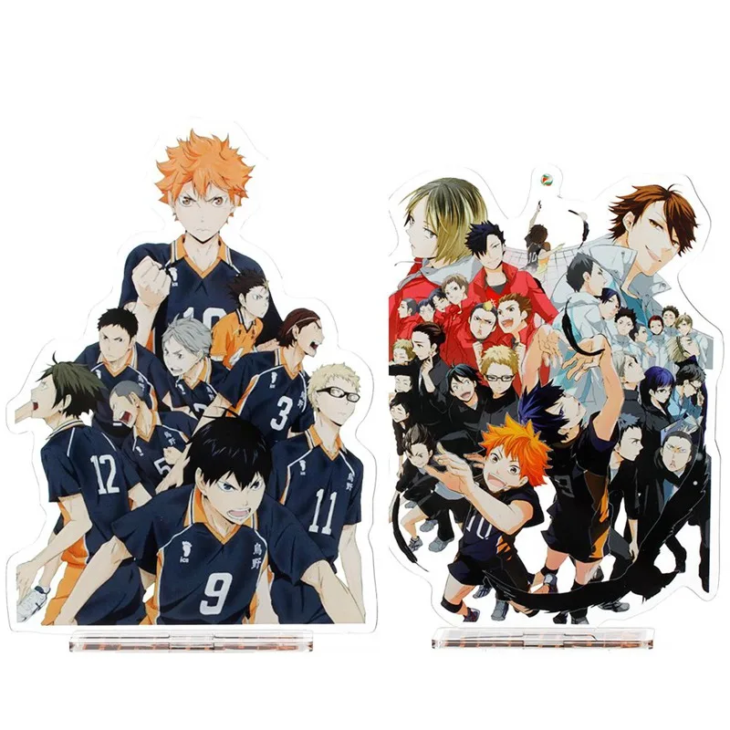 

Anime Haikyuu Figures Desk Plate Models Volleyball Junior Anime Acrylic Stand Model Toys Action Figures Decorative Stand Gift