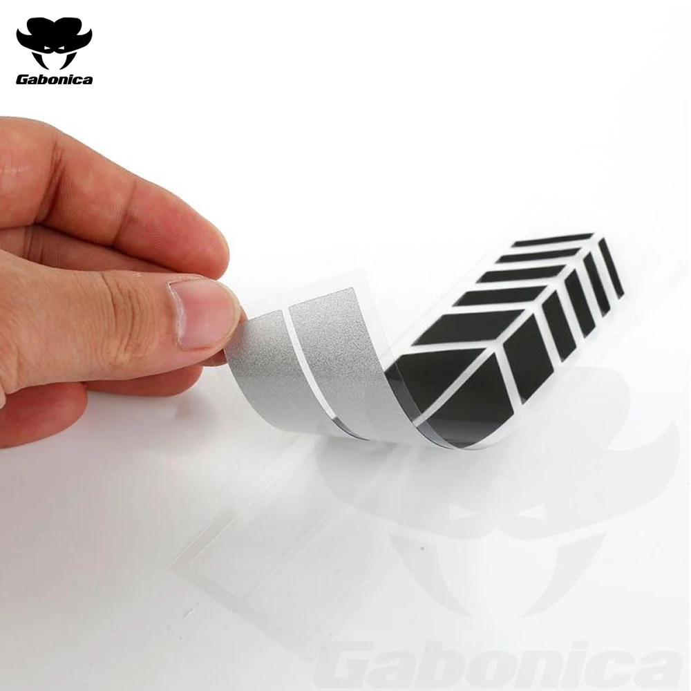 Полосатая наклейка для автомобиля декоративная на зеркало заднего вида тюнинга