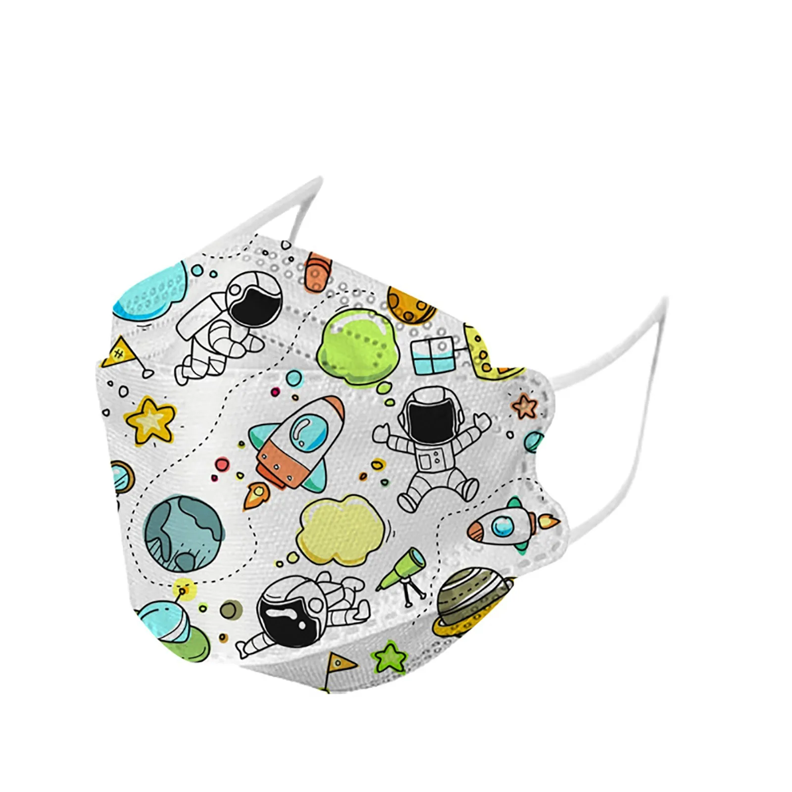 50 шт. одноразовые детские маски для лица 4 слоя |