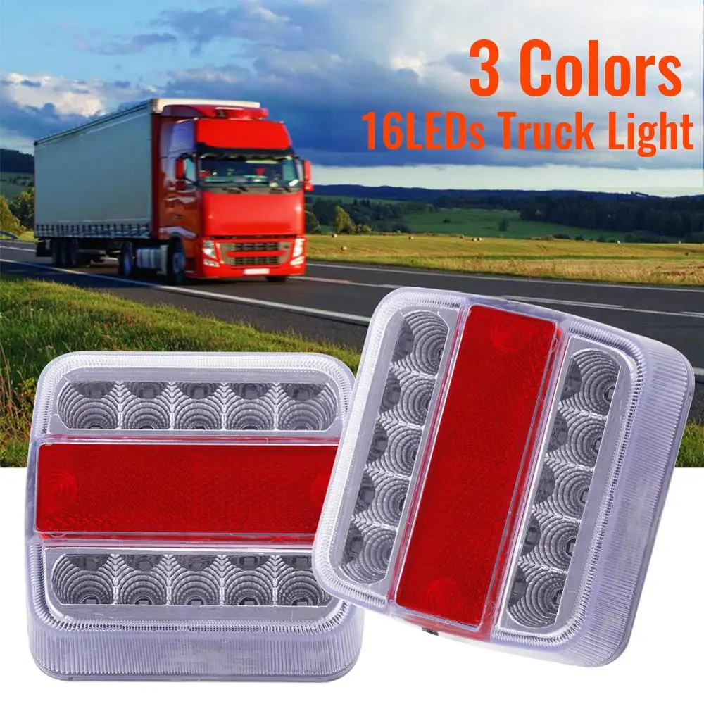 2 шт. светодиодный лодка прицеп задние светильник s Комплект маркер грузовик