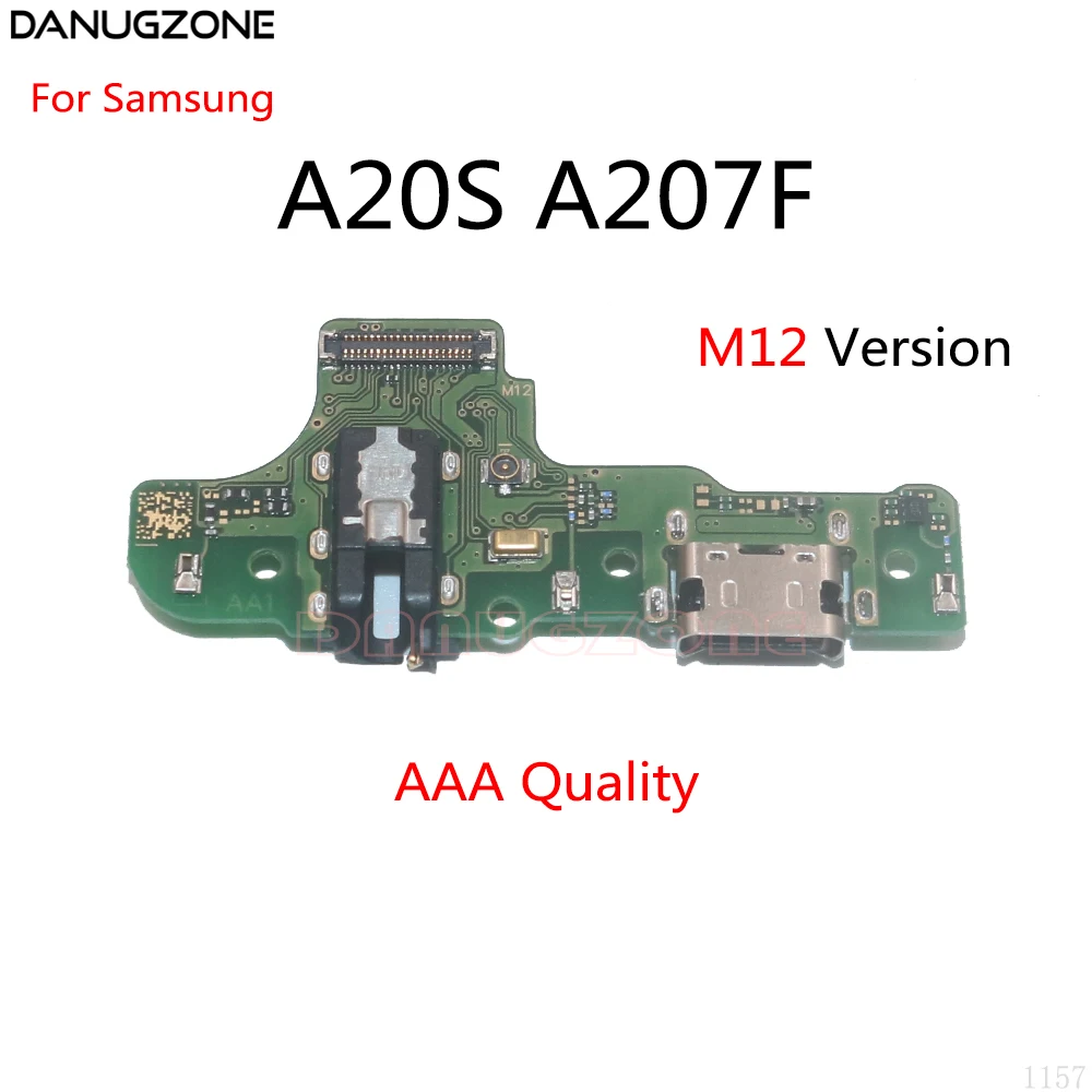 10 шт. AAA Качество для Samsung A10S M15 M16 A20S M12 M14 USB зарядный порт разъем зарядная плата