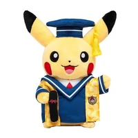 28cm takara tomy pokemon graduated phd pikachu plush toys kawaii stuffed toys pokmon pikachu janpanse anime dolls kids gifts