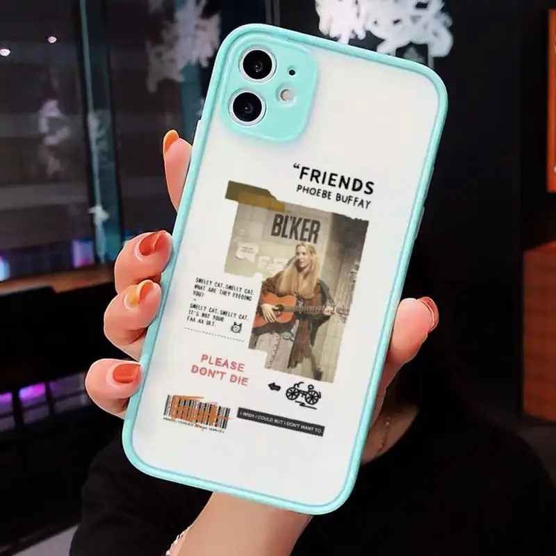 

Central Perk Friends art Stickers Phone Cases matte transparent For iphone 7 8 11 12 plus mini x xs xr pro max cover