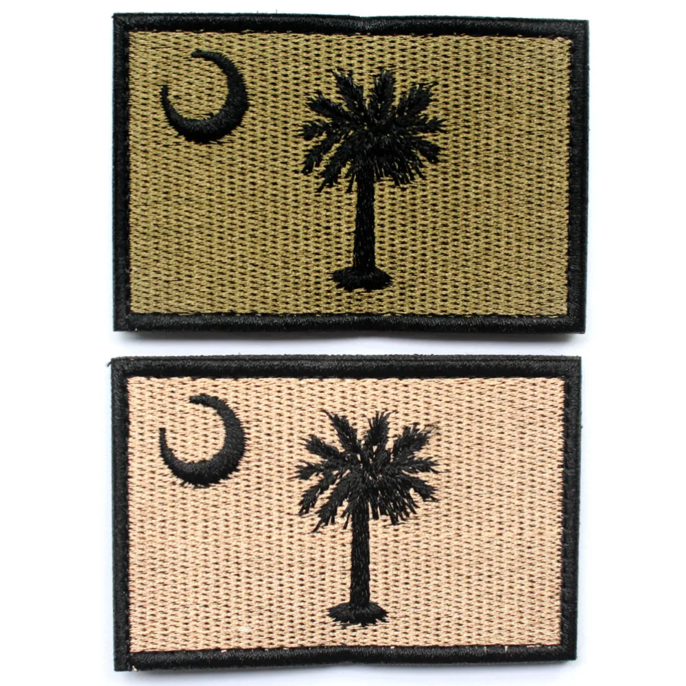 2 шт./упаковка нашивки с флагом США Техас Огайо Вирджиния Флорида Калифорния