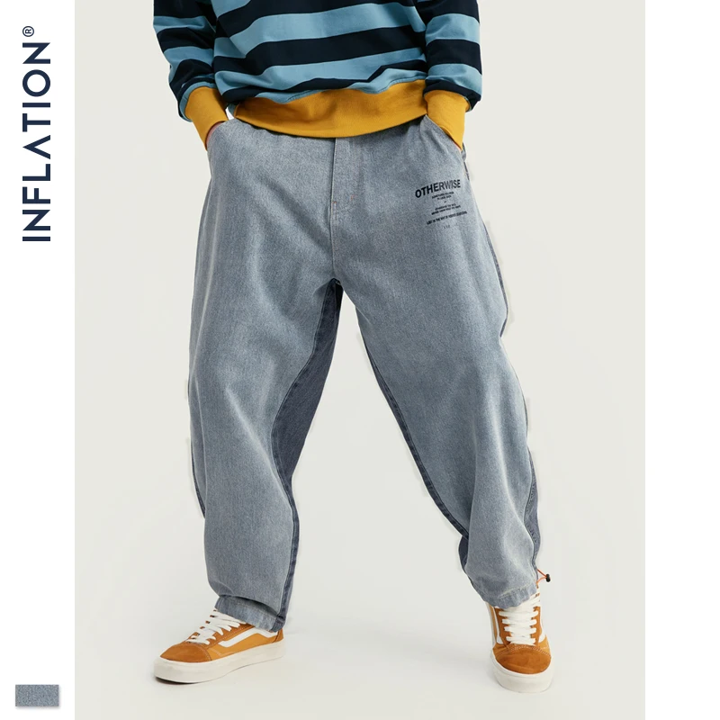 Инфляция дизайнерские модные мужские шорты свободные джинсы с дырками на