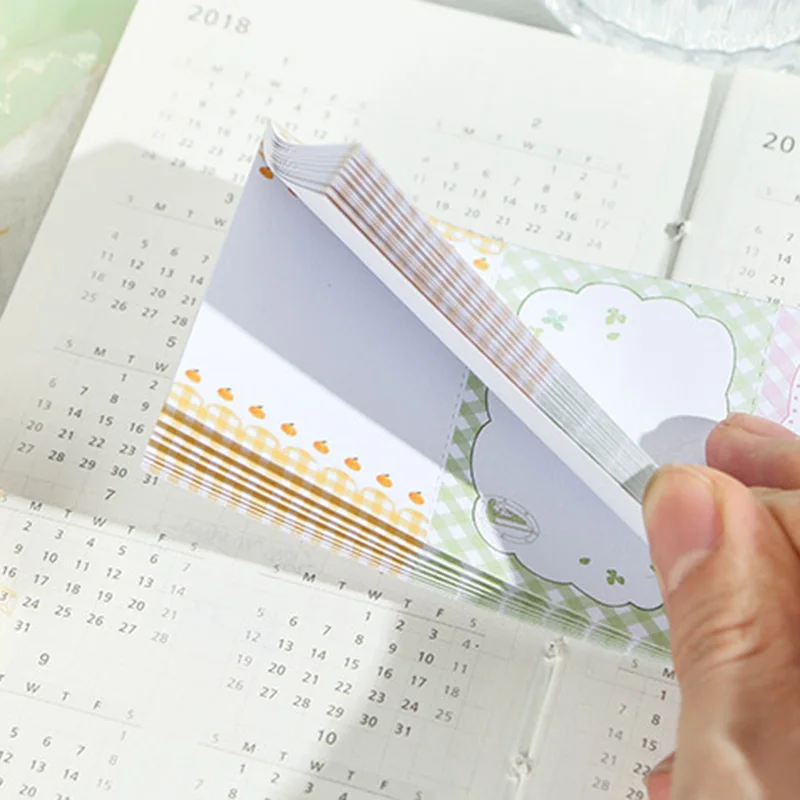 Милые блокноты для заметок Weeklyplan Kawaii List клейкие заметки детей подарки девочек