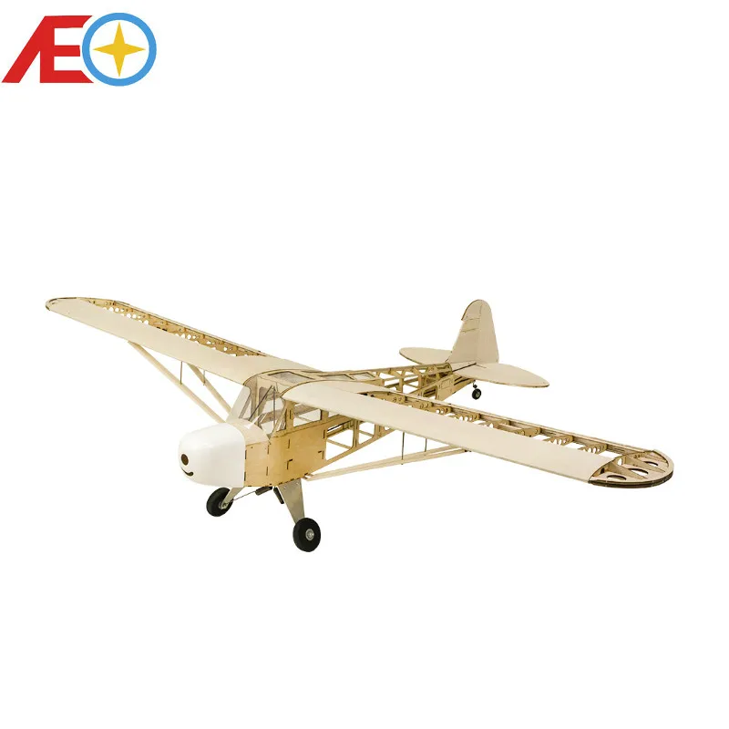 

Piper J-3 Cub J3 Balsa Wood RC Airplane Laser Cut Kit 1800mm (70") Building Woodiness model /WOOD PLANE
