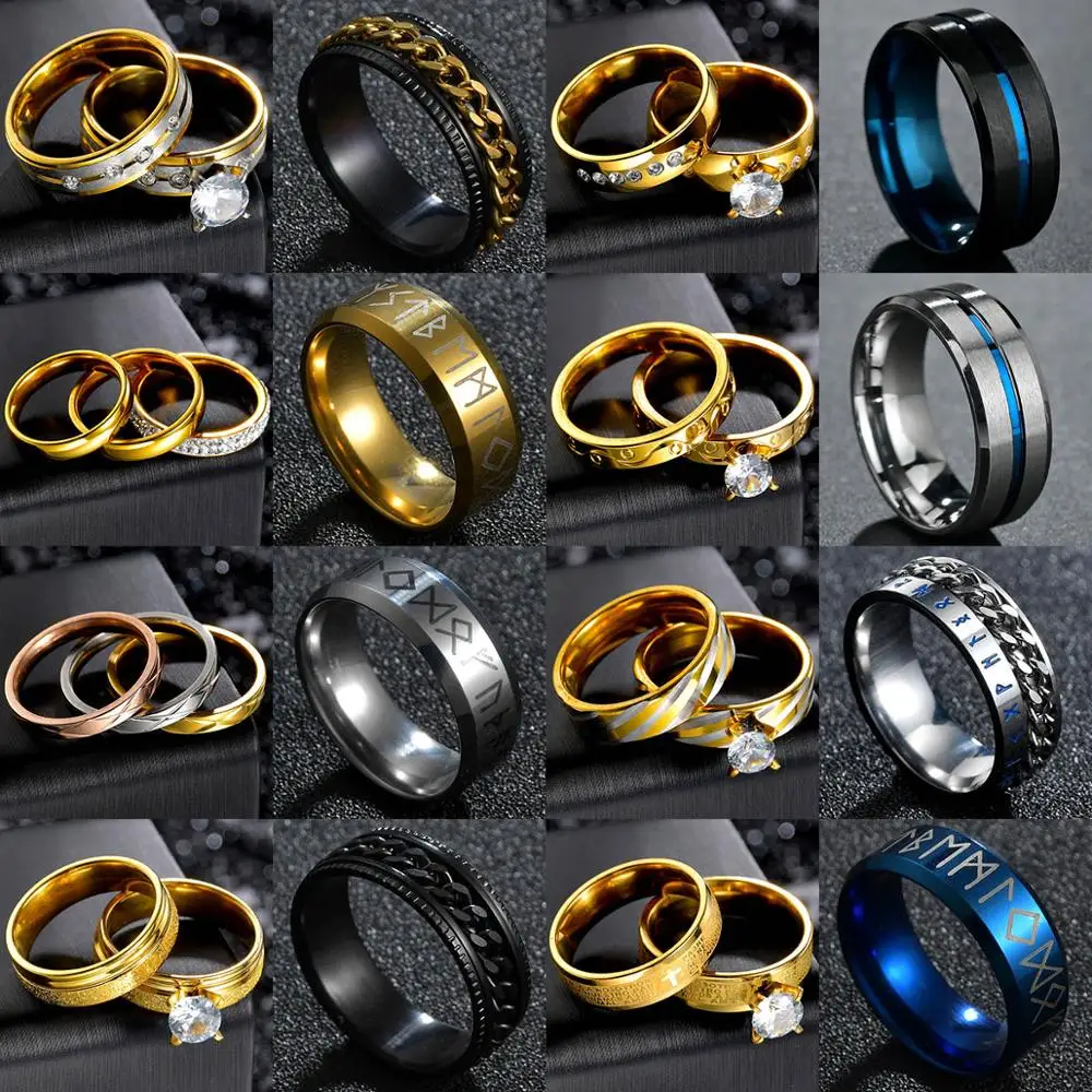 Романтический Двойное кольцо комплект ювелирных изделий для женщин женские Lover