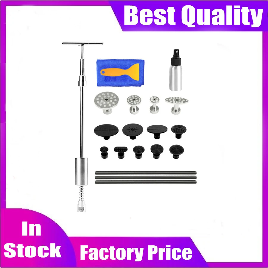 

Dent Remover-With T-bar Puller And Label, Used For Car Dent Repair And Metal Surface Dent Removal