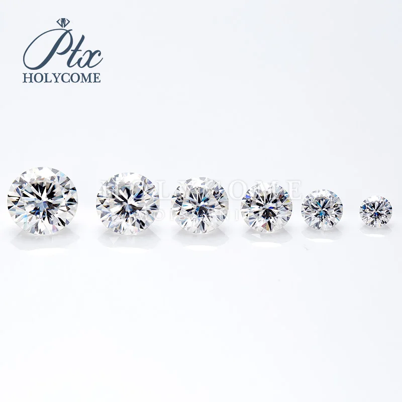 

3PCS 5MM ROUND D COLOR BEST QUALITY MOISSANITE