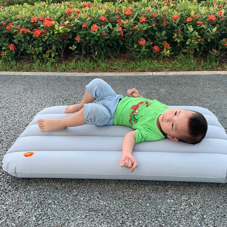 Двусторонняя детская надувная кровать с песочным наполнителем матрас для