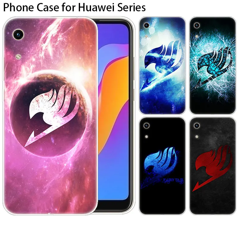 Роскошный силиконовый чехол с логотипом Аниме Манга Фея хвост для Huawei NOVA 5 5i Mate 30