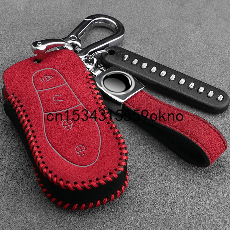 

Кожаный чехол для автомобильных ключей, чехол для Geely BO YUE Pro Чехол с отделением для карт чехол для дистанционного ключа автомобиля