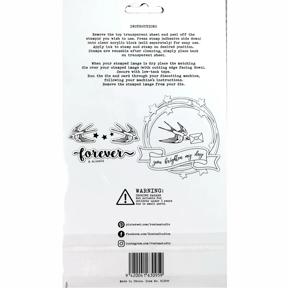 Набор прозрачных штампов CRZCrafter для скрапбукинга и резки металла печать журнала