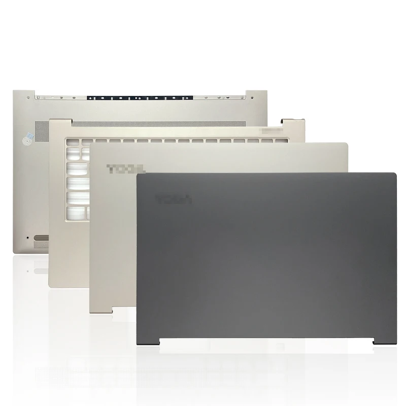 

Новая задняя крышка для ноутбука/Упор для рук/Нижняя крышка для Lenovo Yoga C940 C940-14 Top A, золотистая/серая крышка