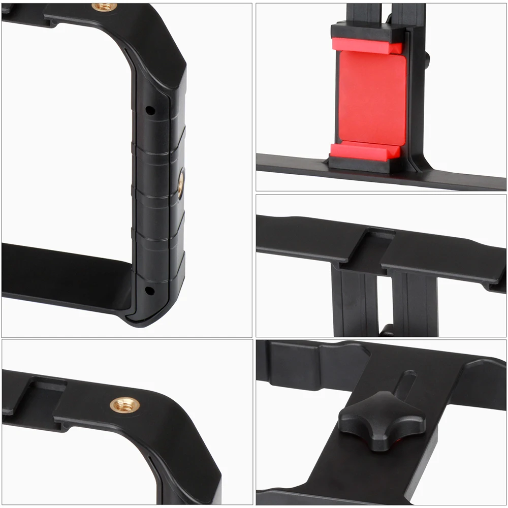 Willkey U-Rig Pro Smartphone Video Rig Hand Grip Filmmaking Case Phone Stabilizer Handheld Tripod Mount for iPhone Android | Электроника