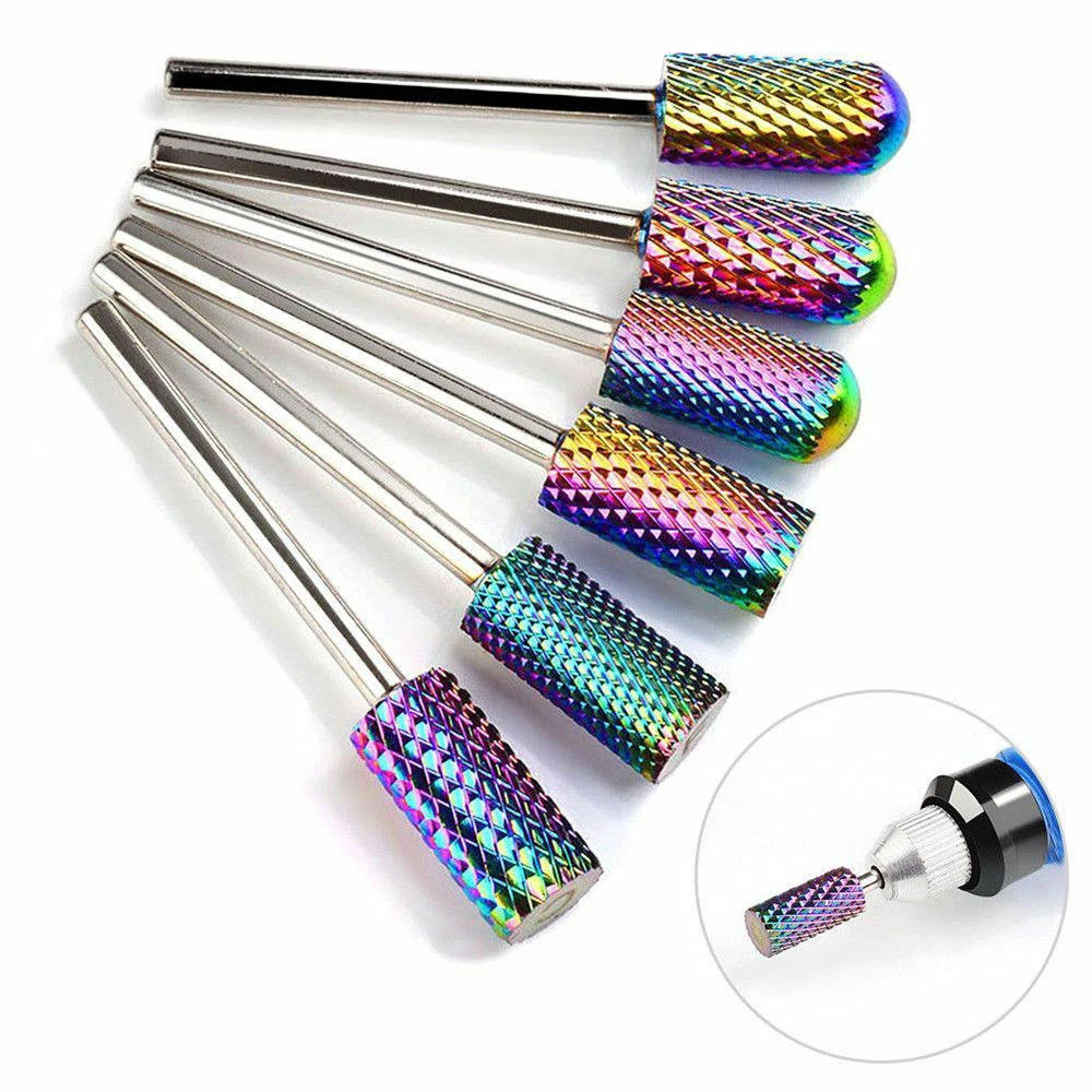 Профессиональные твердосплавные сверла для ногтей 3/32 дюйма акриловых средство