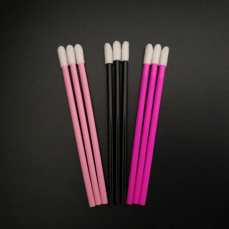 50 шт. одноразовые кисточки для губ кисти губная помада блеск очиститель