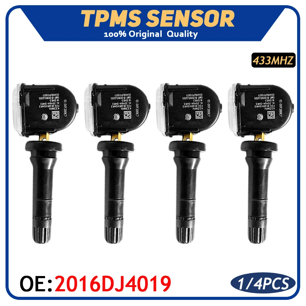 Датчик контроля давления в шинах, 1/4 шт., подходит для BAIC Jeep BJ40 2017,1-2019,6, 2016DJ4019 B00011299