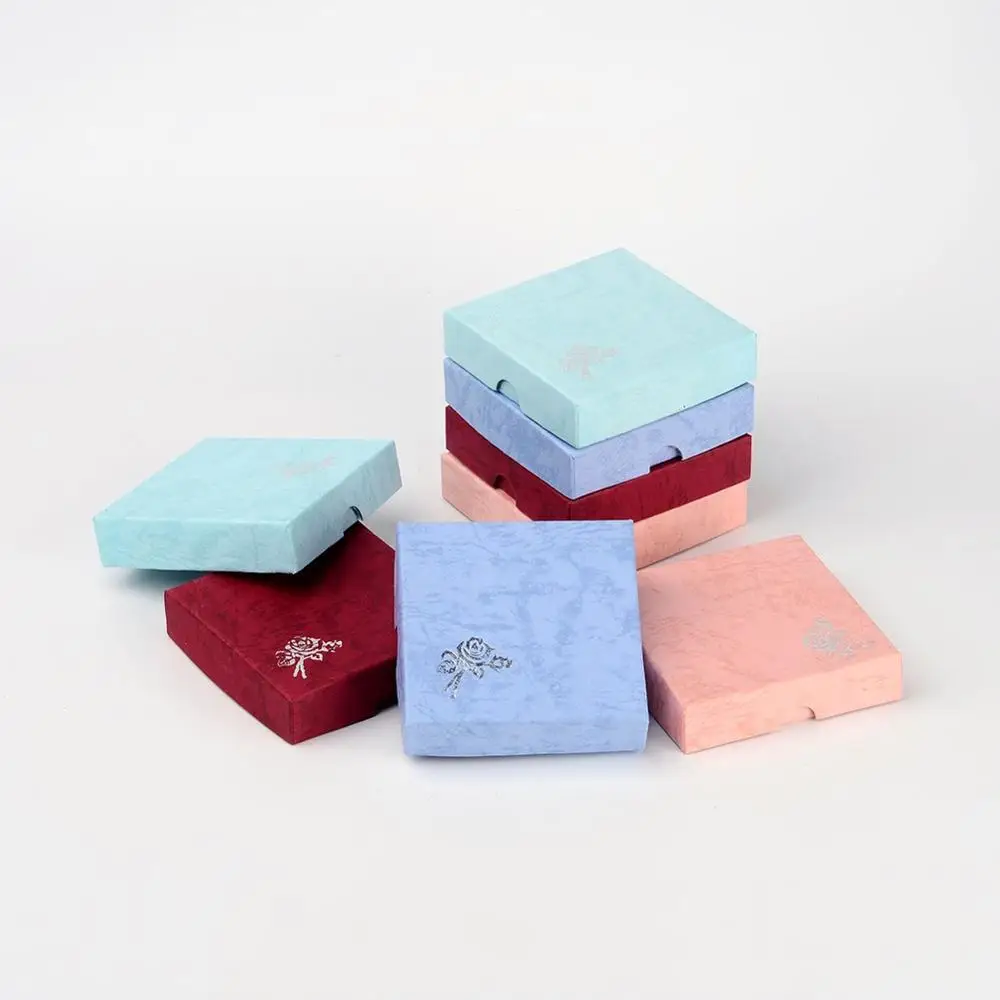 8.8x8.8x2.2cm 12 шт. коробки для ювелирных браслетов квадратные подарочные коробки для браслетов и чехлов для браслетов разноцветные картонные коробки для ювелирных изделий 9x9x2 мм - Цвет: 8.8x8.8x2.2cm