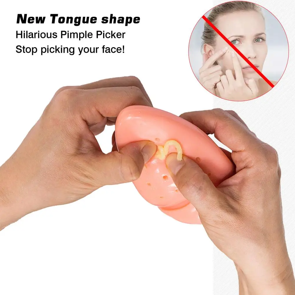

Stress Relief Toys Squeeze Acne Toy Peach Popping Popper Remover Stop Picking Your Face Pimple Picking Your Face Family gifts