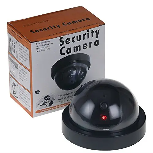

Fake Camera Wireless Simulated Video Surveillance indoor/outdoor Dummy Dome Camera With Flashing Red Led Light Home Security