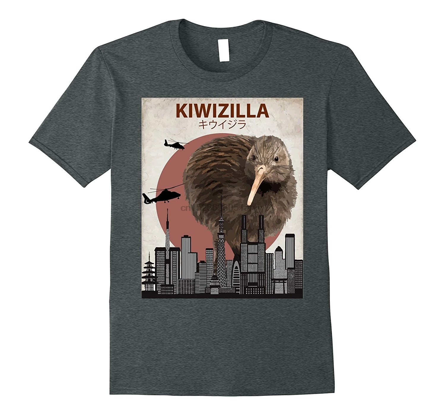

2019 Hot sale Fashion 100% cotton Kiwizilla Funny Kiwi T-Shirt New Zealand Bird Lovers Gift Tee shirt
