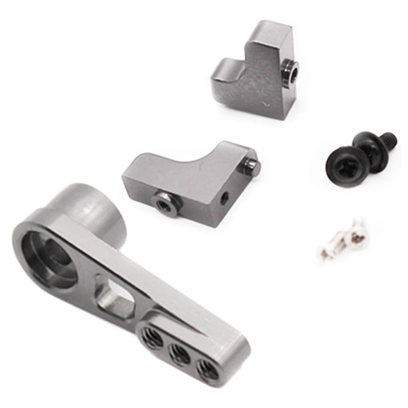 

1 комплект сервосиденья 1/18 Rc автомобильные детали металлические детали для Wltoys A949 искусственная кожа, серый и 1 шт 25T сервопривод для Wltoys A9