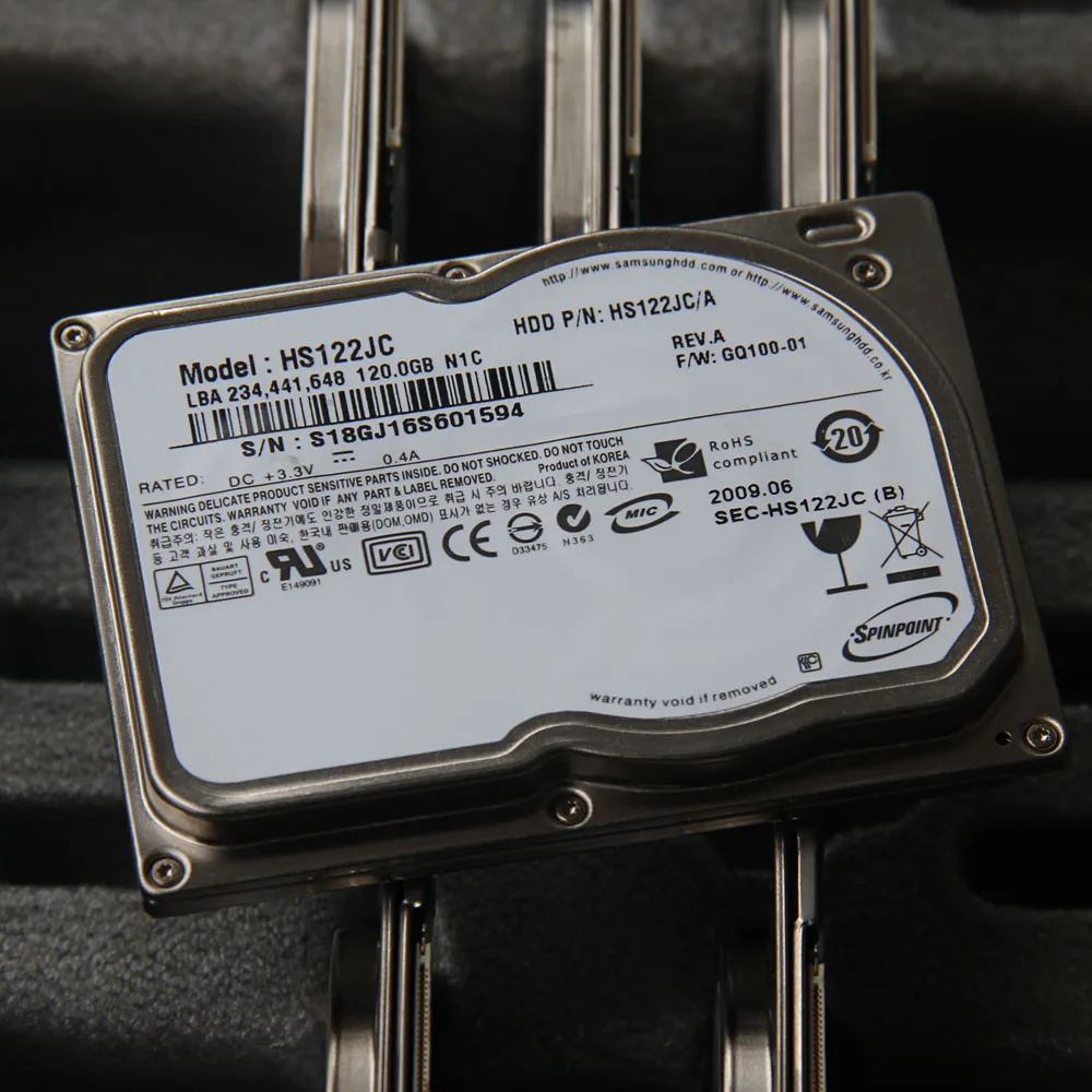 Новый 1 8 &quotCE ZIF мм 120 Гб жесткий диск HS122JC для Sony TZ13 TZ33 TZ37 K12 U110 ноутбук HDD Замена