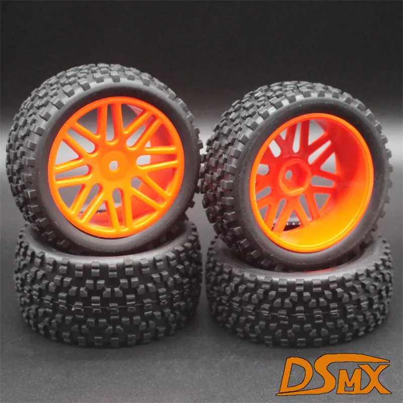 4 шт. 1/10 внедорожные колесные Багги обод и шины подходят для моделей HSP HPI Redcat