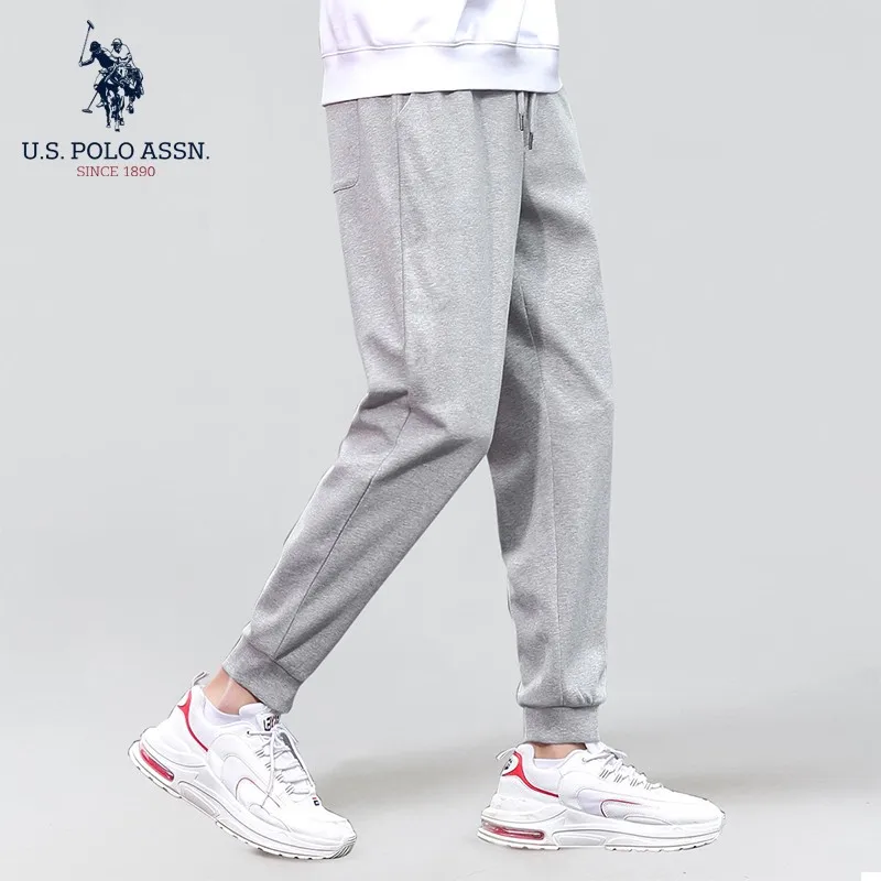 U.S.Polo Assn. Embroidered Men's Sweatpants Casual Loose Fashion Knit Pants | Мужская одежда