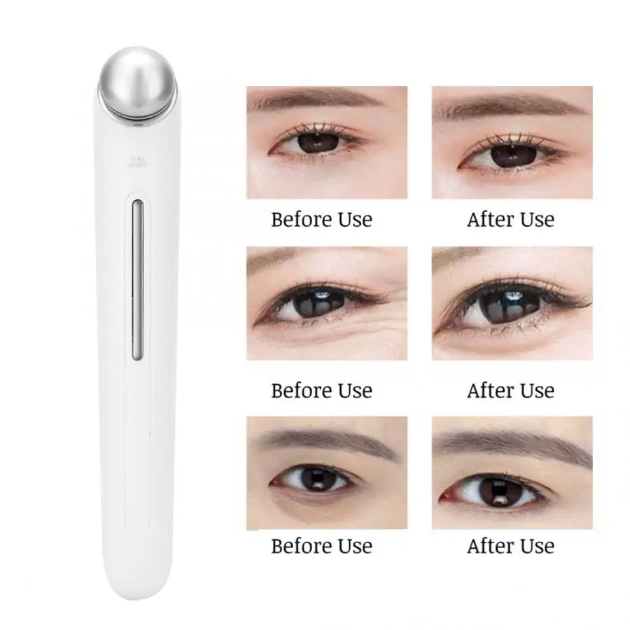 Вибрационный массажер для глаз с микротоком удаления морщин в темных кругах