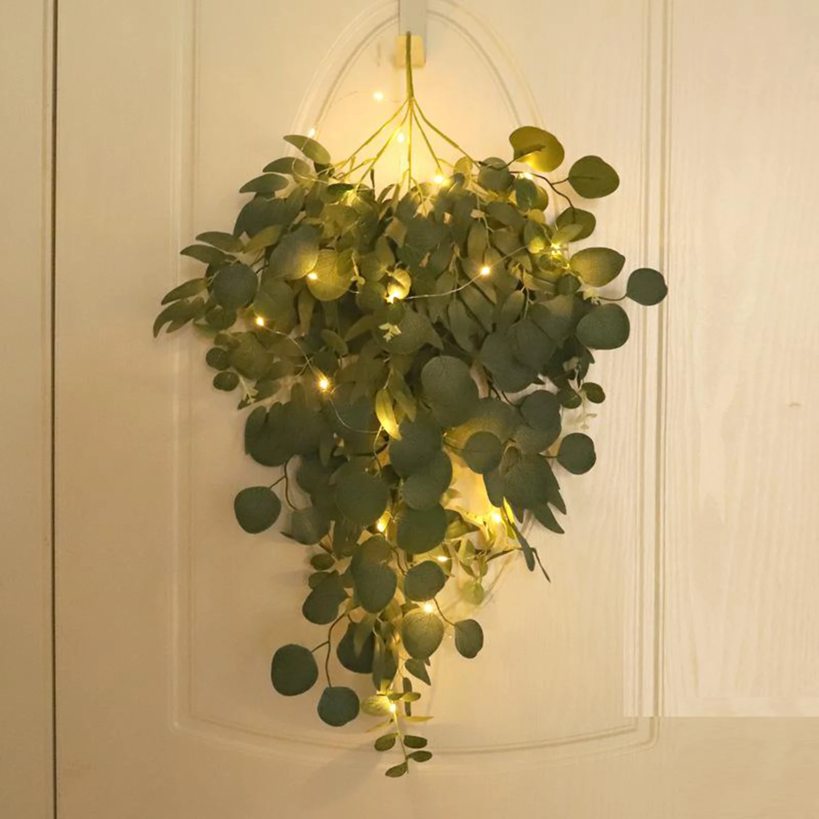 

Artificial Door Hanging Eucalyptus Leaves Garland Wreath Wedding Garden
