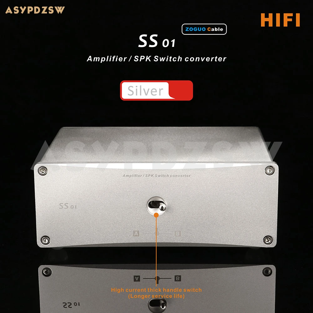 

Импульсный преобразователь SS01 HIFI, серебристый/черный цвет, 1 усилитель на 2 динамика/2 динамика на 1 усилитель