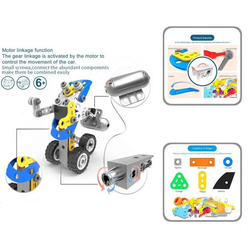 

Улучшенное воображение, гладкие игрушки для строительства рук, электрический комплект для детского сада