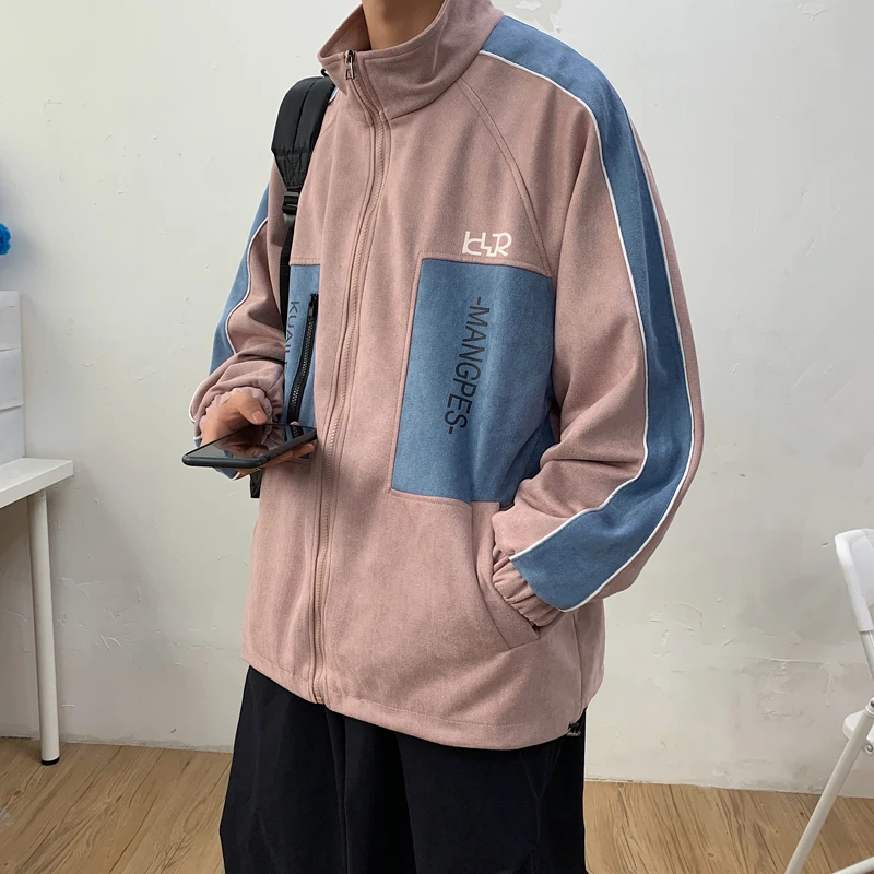 

Мужские куртки и пальто, новинка весны 2021, уличная одежда, мужская куртка на молнии, мужское лоскутное пальто, верхняя одежда