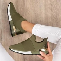 women sneakers vulcanized shoes slip on casual outdoor shoes ladies solid color shoes lightweight comfy women sports shoes