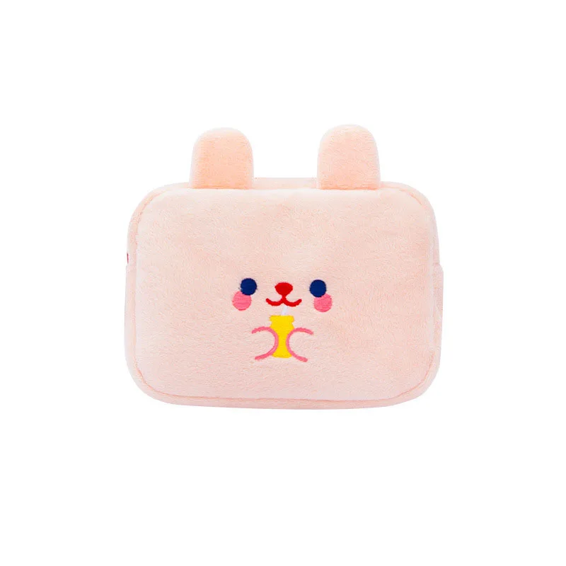 Coin Purse Cute Women Handbag Phone Bag Bentoy Milkjoy Flannel Soft Digital Packet Function Large Storage Case Make Up Holder | Канцтовары