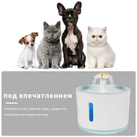 2 4 liter automatic pet water fountain filter element diy for cats contain filters and mat with led light