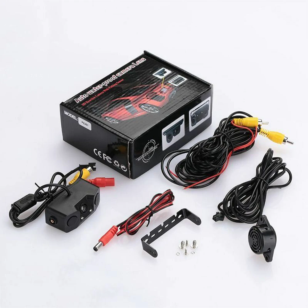 170 градусов Автомобильная камера заднего вида ночного видения HD радар сенсор