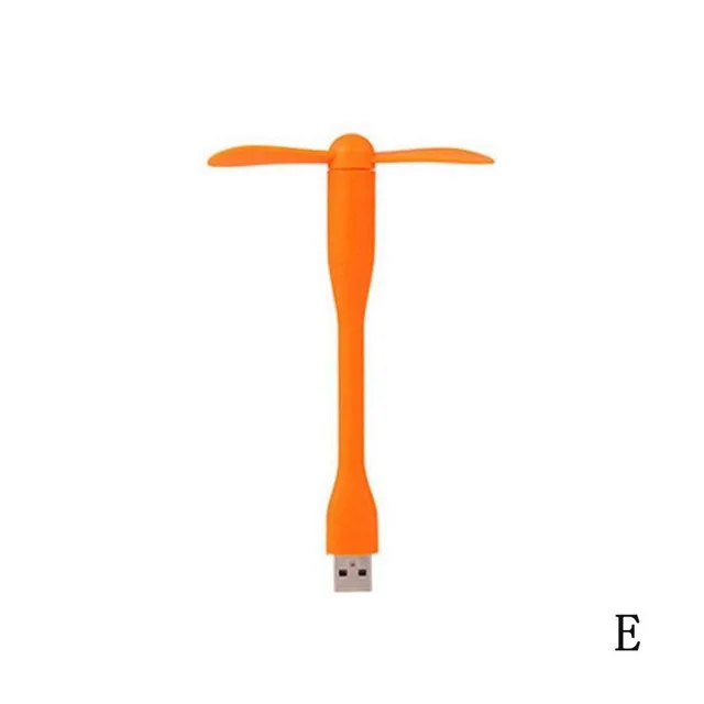Оранжевый Timethinker Мини Портативный usb-вентилятор летний вентилятор карманные вентиляторы для power Bank ноутбук, лэптоп, компьютер для Xiaomi huawei samsung телефон - Цвет: Оранжевый