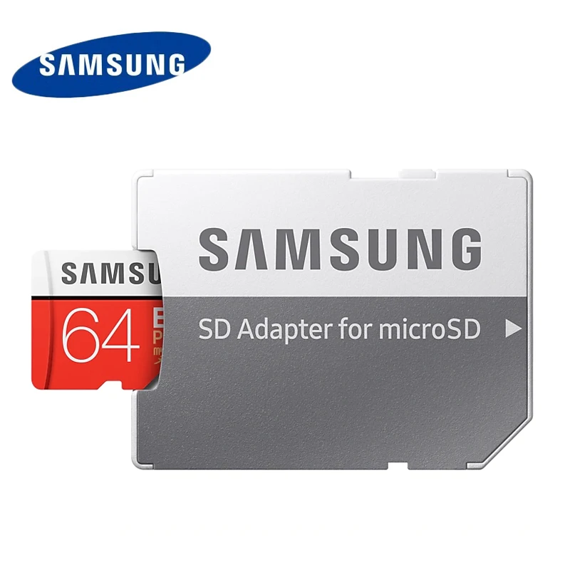 Карта памяти SAMSUNG EVO Plus TF-карта Microsd 64 Гб 100 МБ/с. FULL HD UHS-I U1 Class10 SDXC Trans Flash для