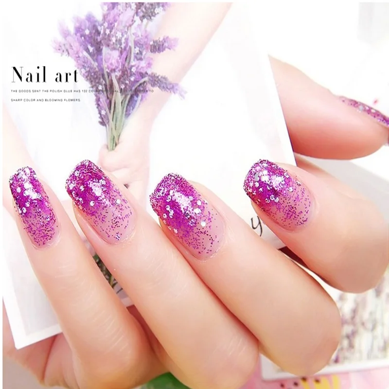 1 шт Кисть для дизайна ногтей градиентная роспись веерным наконечником акриловые