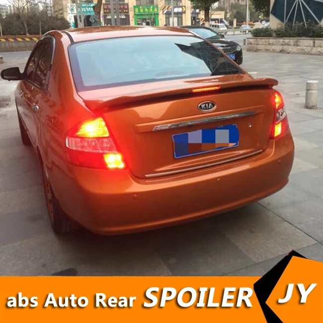 Спойлер для KIA CERATO 2011 2013 спойлер с светильник кой высококачественный материал ABS