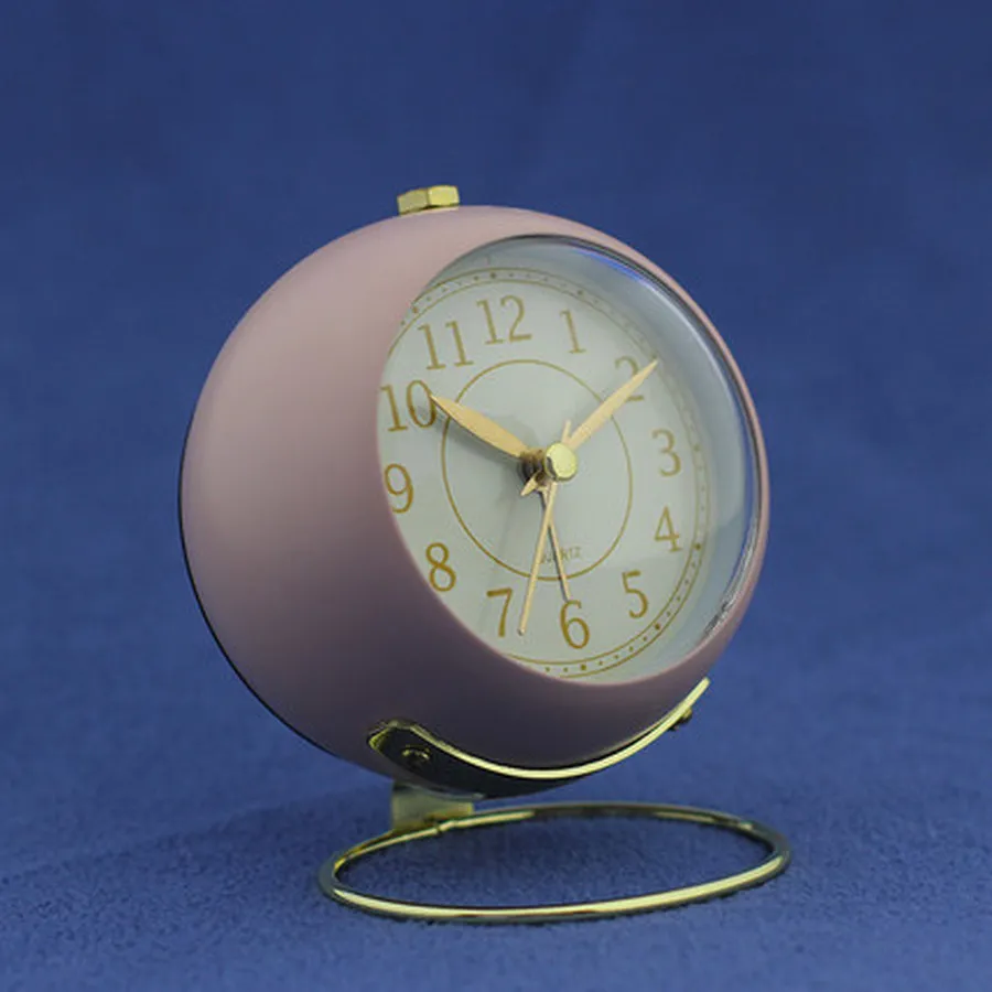 Тихий металлический будильник с функцией повтора цифровой для студентов