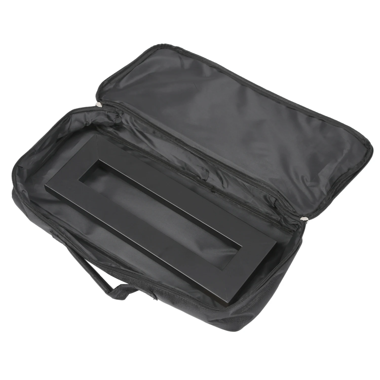 Портативная Гитара педаль доска Черный алюминиевый сплав с сумкой для переноски